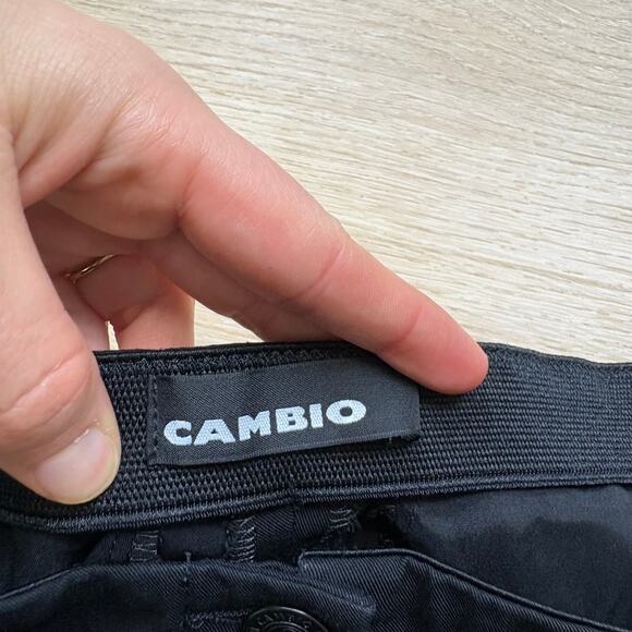 Cambio Straight Leg Stretch Pants Women's‎ L Color Black - Picture 4 of 6